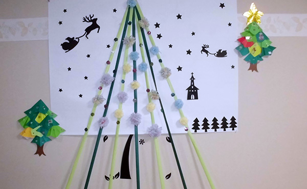 クリスマス飾り作り