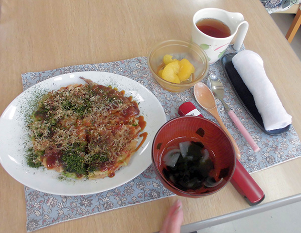 お好み焼き作り♪