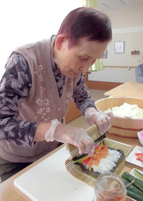太巻きと豚汁作り♪