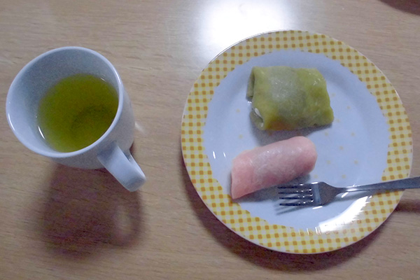 ♪桜餅＆抹茶餅♪