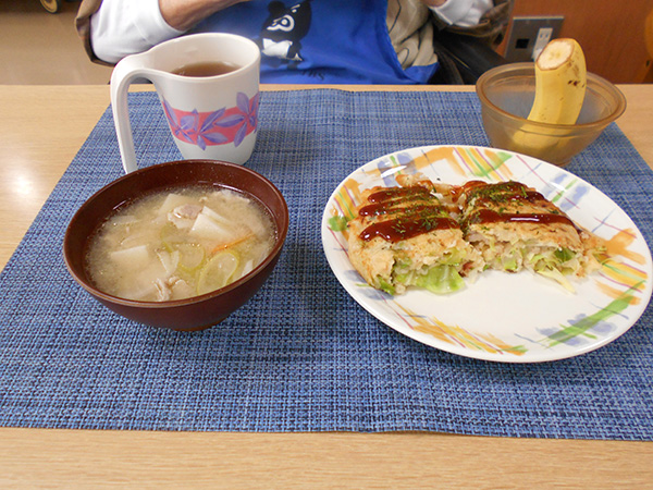 お好み焼きと豚汁作り♪