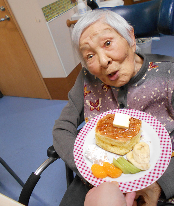 ふぁふぁパンケーキ作り