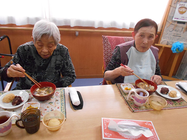 「けんちん汁　おはぎ」作り