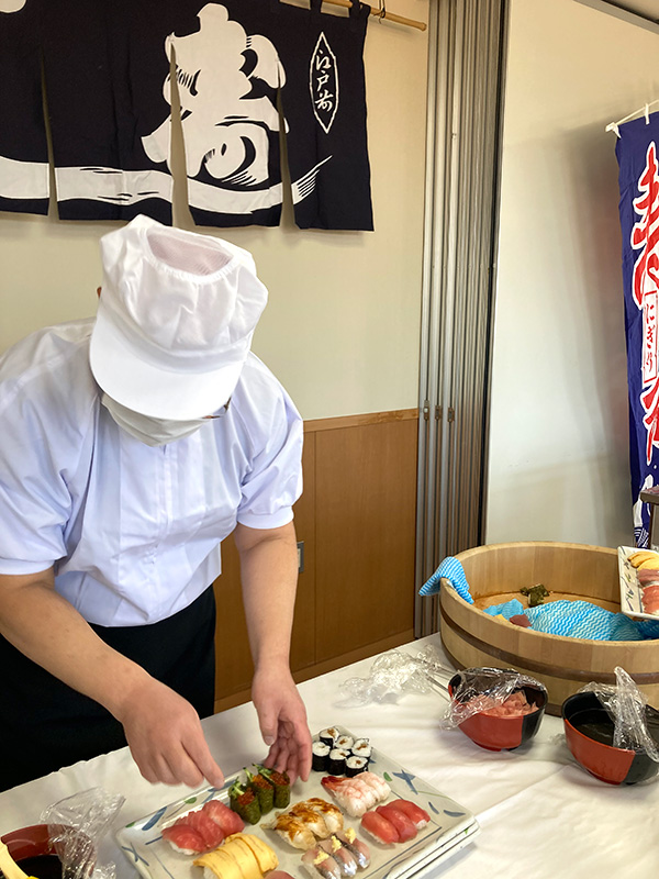 寿司パーティー開催！