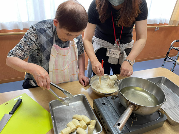 バナナ串揚げ