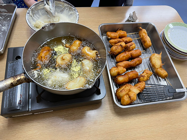 バナナ串揚げ
