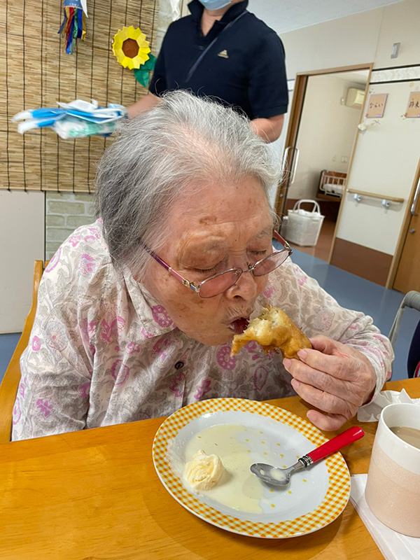 バナナ串揚げ
