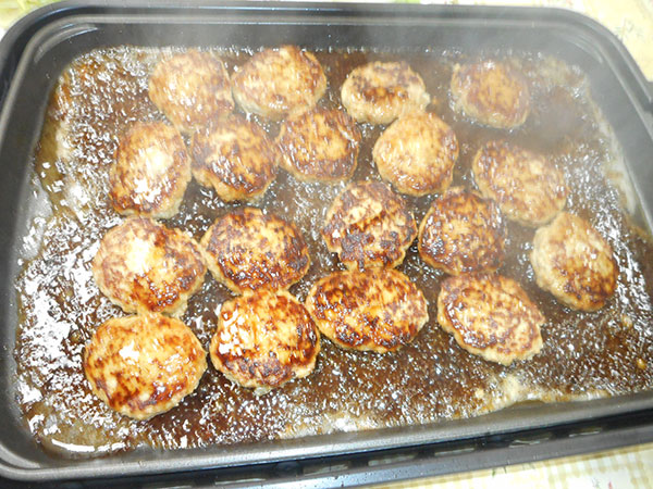 テリヤキバーガー作りました