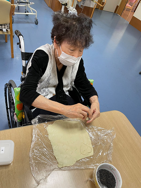 「スイートポテトパイ」作り