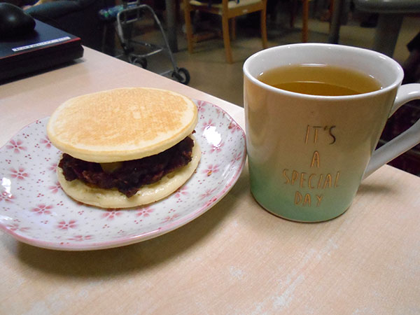 栗どら焼き作り