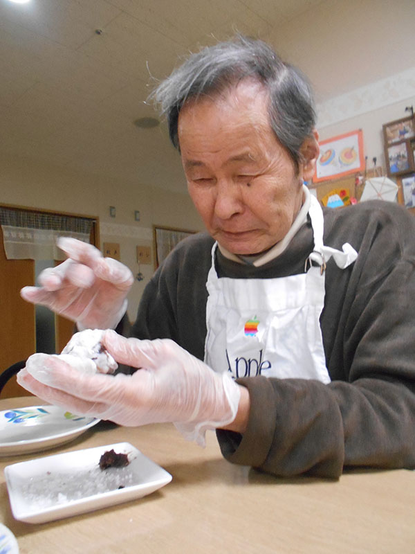 いちご大福作り
