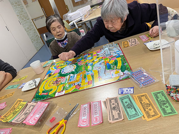 節分・人生ゲーム等お楽しみレク