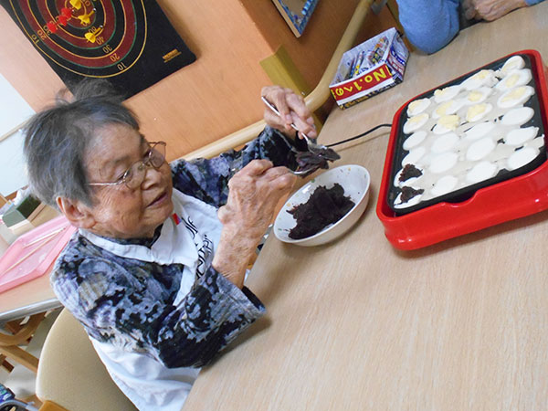 白いたこ焼き作り