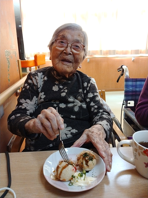 まんまるの、たこ焼きが出来ました！