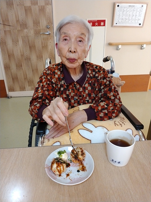 まんまるの、たこ焼きが出来ました！