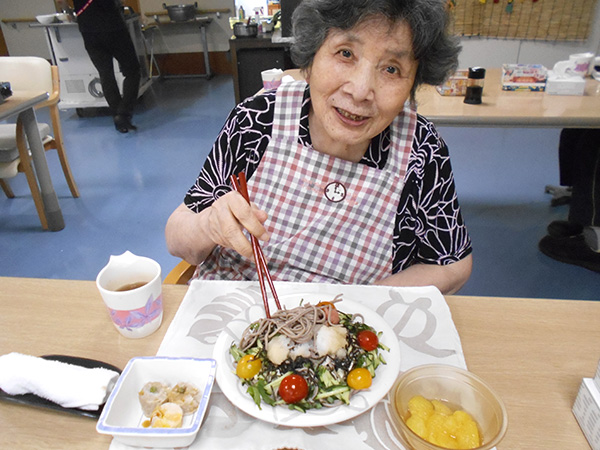 冷やしぶっかけ蕎麦