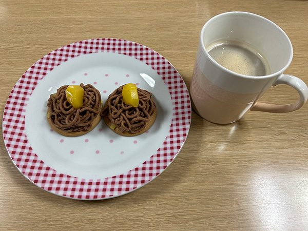 チョコモンブラン作り