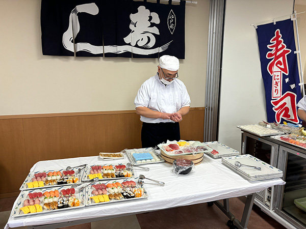 お寿司パーティー開催！