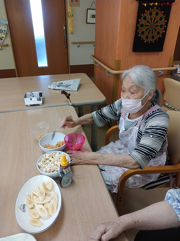 チョコレートパフェ作り