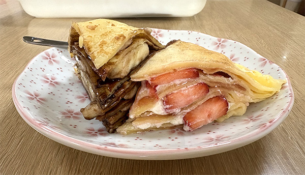 ミルクレープ作り