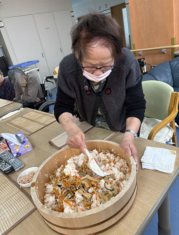 「鮭ちらし」作り