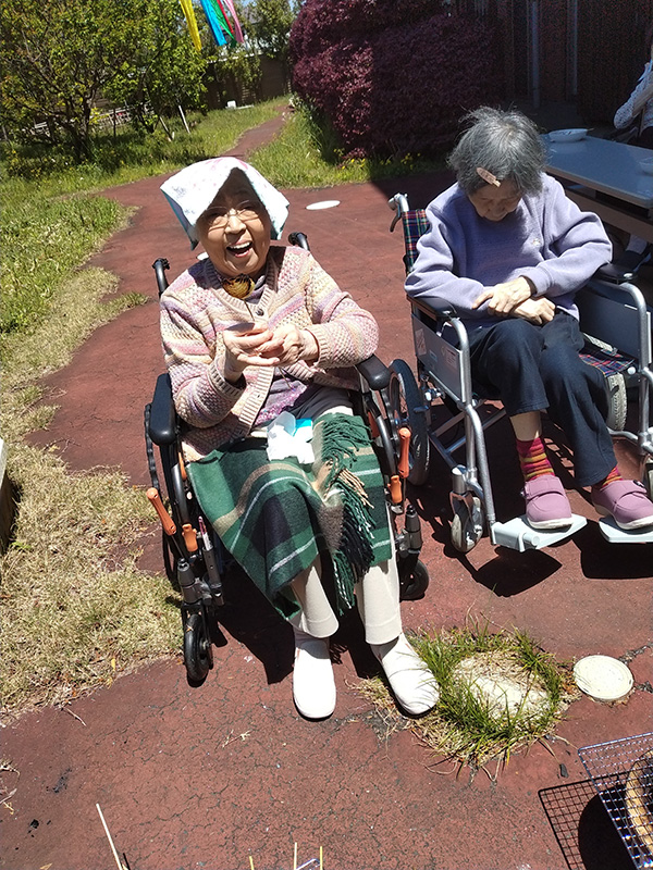 七輪でBBQ大会